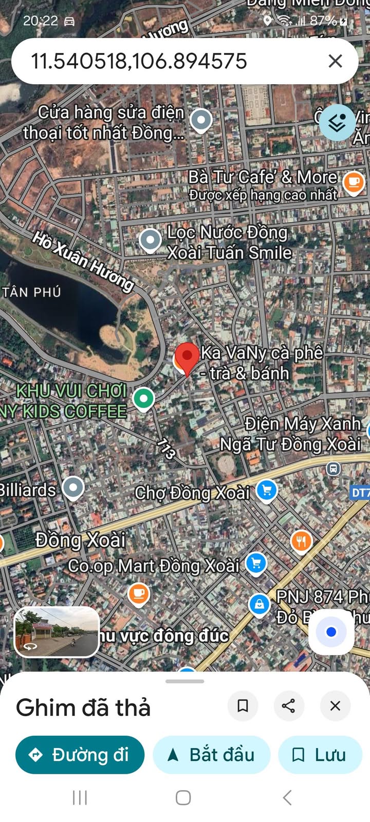 Đất nền mặt tiền Lý Thường Kiệt, Tân Phú, Đồng Xoài 270m² giá 4 tỷ - Đầu tư sinh lời ngay!