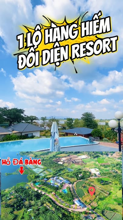Đất nghỉ dưỡng ven hồ Đá Bàng 1000m² giá 3 tỷ - Vị trí hiếm có!
