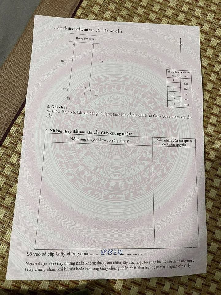 Đất nền Cẩm Quan, Cẩm Xuyên 173m² giá 830 triệu - Đầu tư sinh lời tốt!