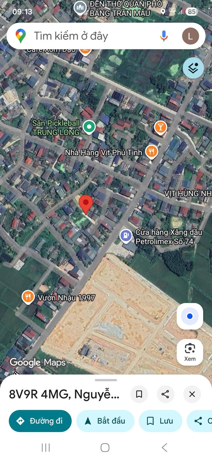 Đất nền phường Hà Huy Tập, Vinh 148m² giá chỉ 1.6 tỷ - Vị trí trung tâm, ô tô vào tận nơi!