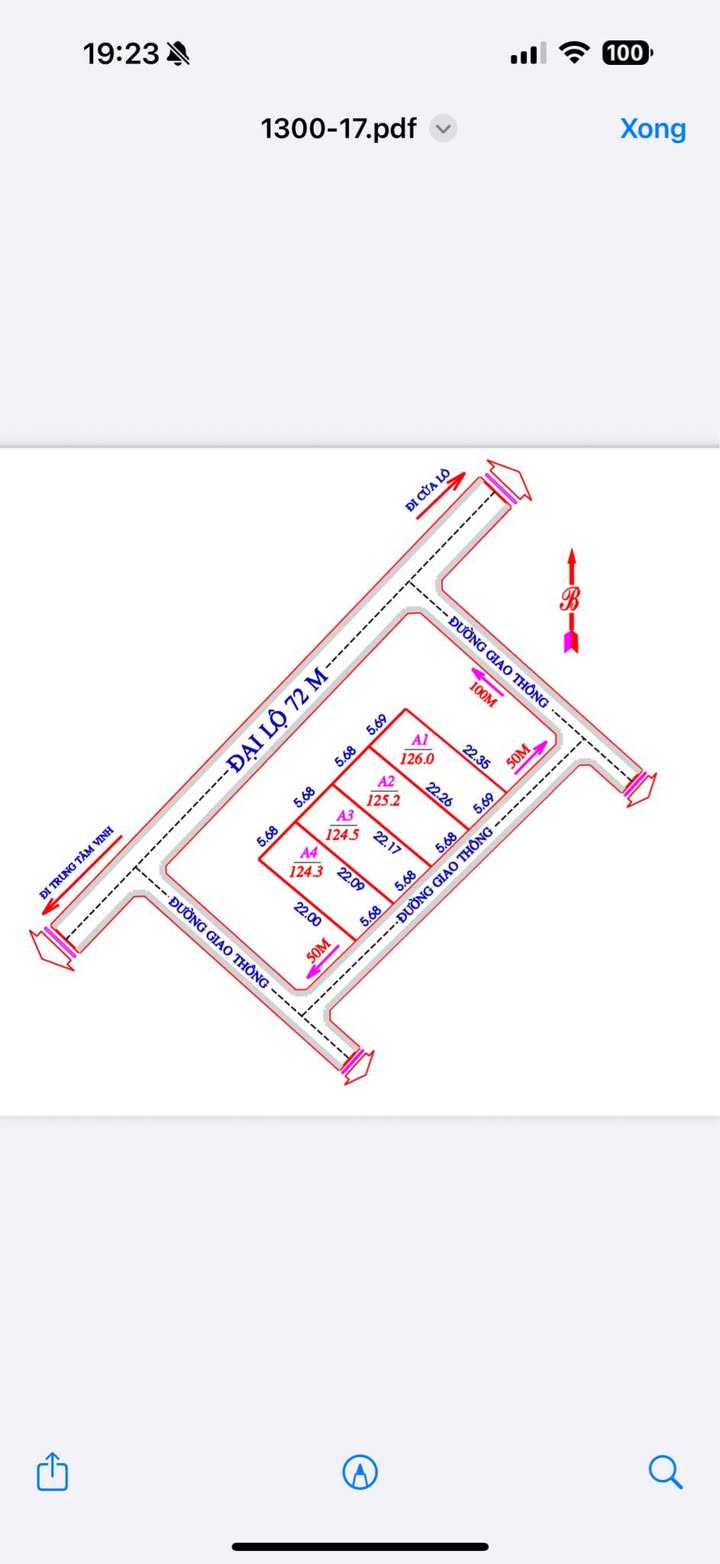 Đất nền Nghi Phong, Nghi Lộc 126m² giá 3 tỷ - Cơ hội vàng đầu tư!
