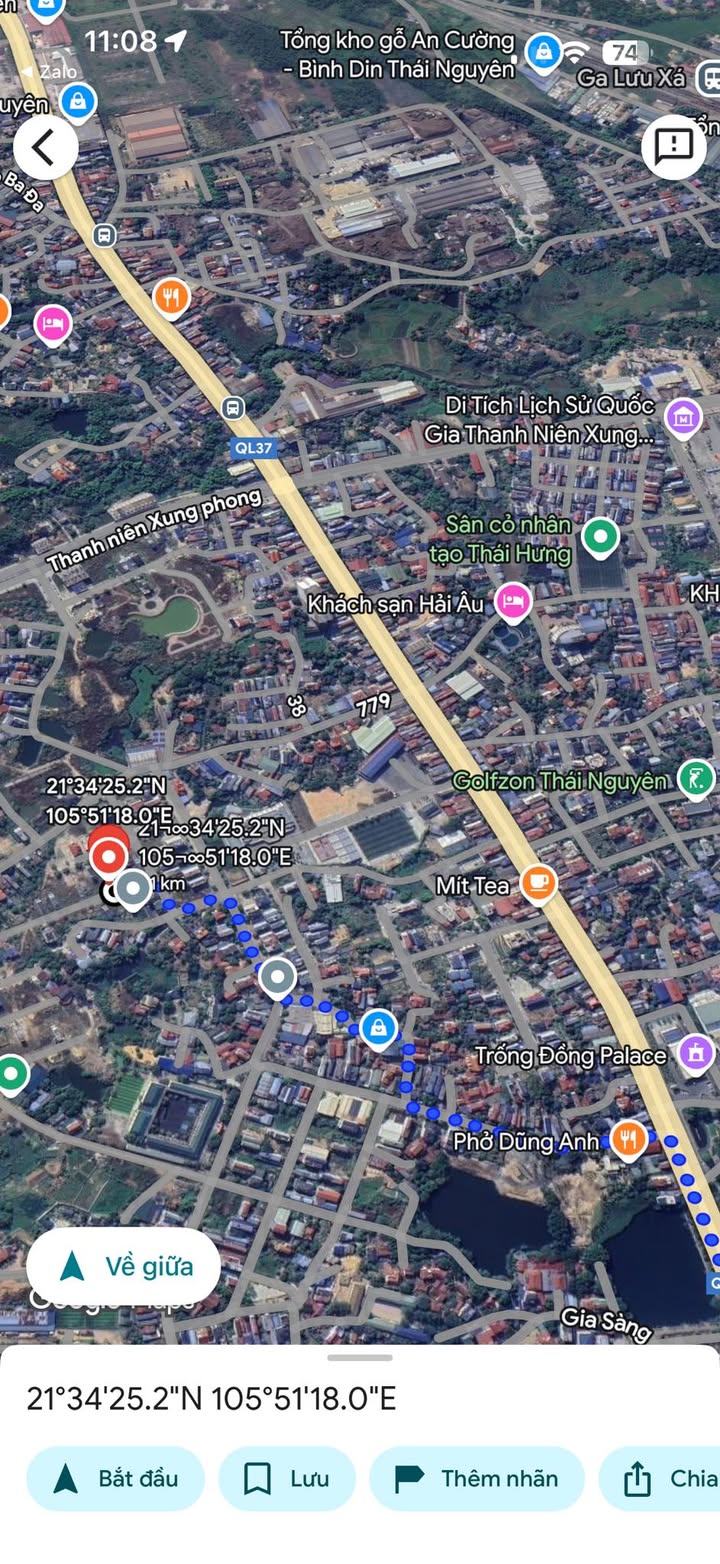 Đất nền Khu đô thị Kosy Gia Sàng 110m² giá 3 tỷ - Sổ đỏ chính chủ, vị trí đẹp!