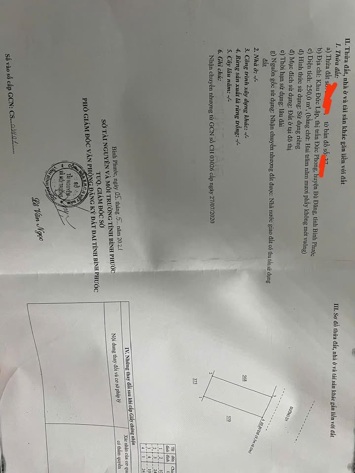 Đất Bù Đăng Bình Phước 2500m² giá 1.8 tỷ - Vị trí đẹp, sổ đỏ chính chủ!