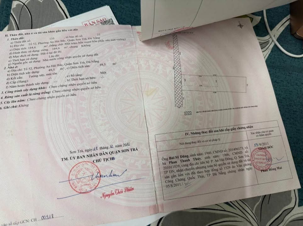 Lô Đất kiệt Trần Đình Đàn, Sơn Trà 144.6m² giá 6.35 tỷ - Đầu tư lý tưởng sát biển!