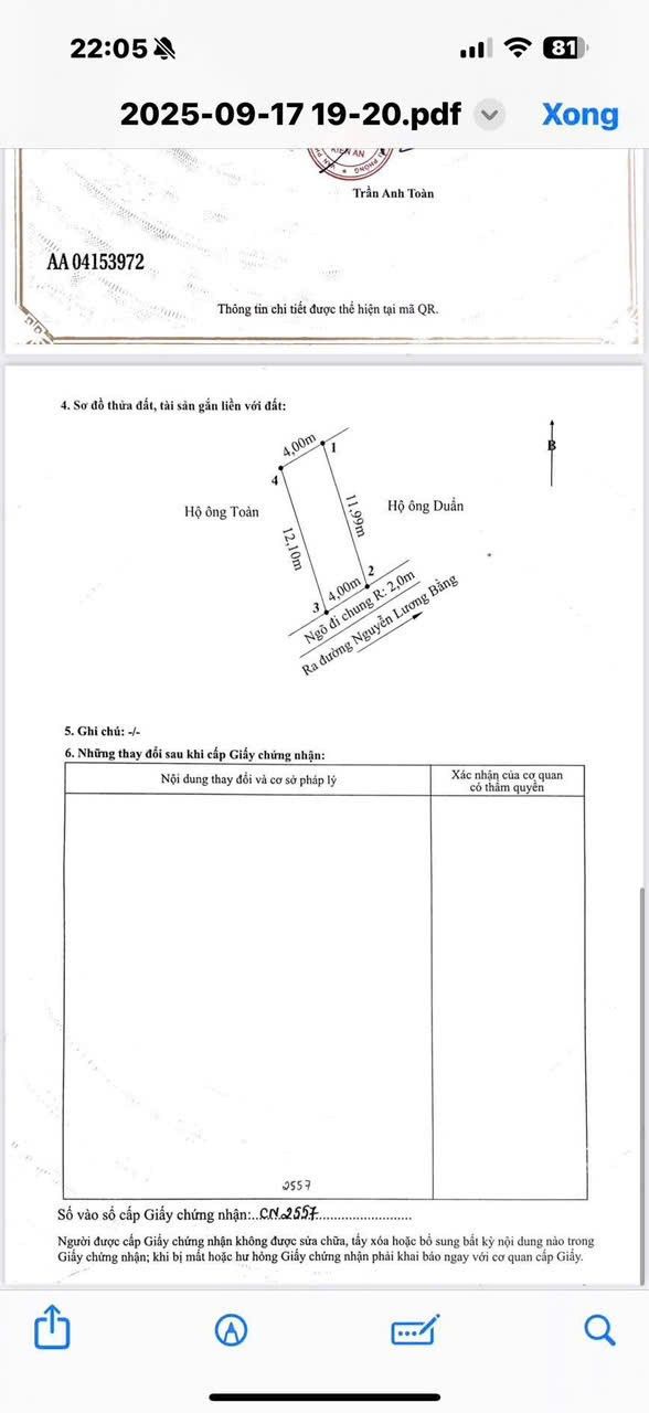 Nhà 3 tầng tại Trần Phương, Phường Phù Liễn, 40m² giá 2.1 tỷ - Ô tô đỗ cửa, chính chủ!