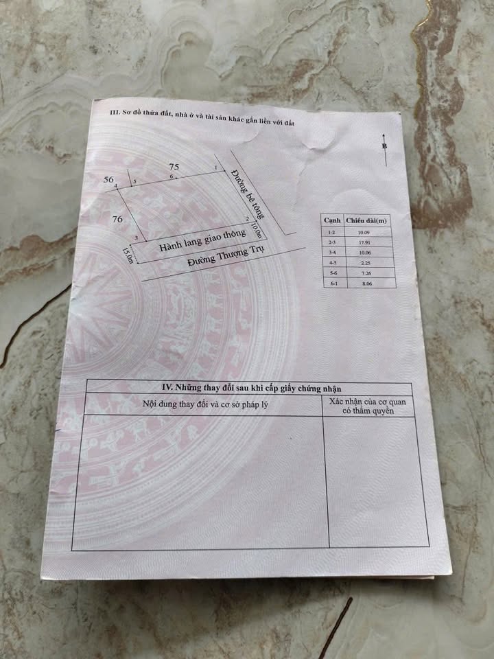 Đất thổ cư mặt đường tỉnh lộ 7, xã Thiên Lộc, 173m² giá chỉ 1,85 tỷ - Cơ hội vàng cho đầu tư!