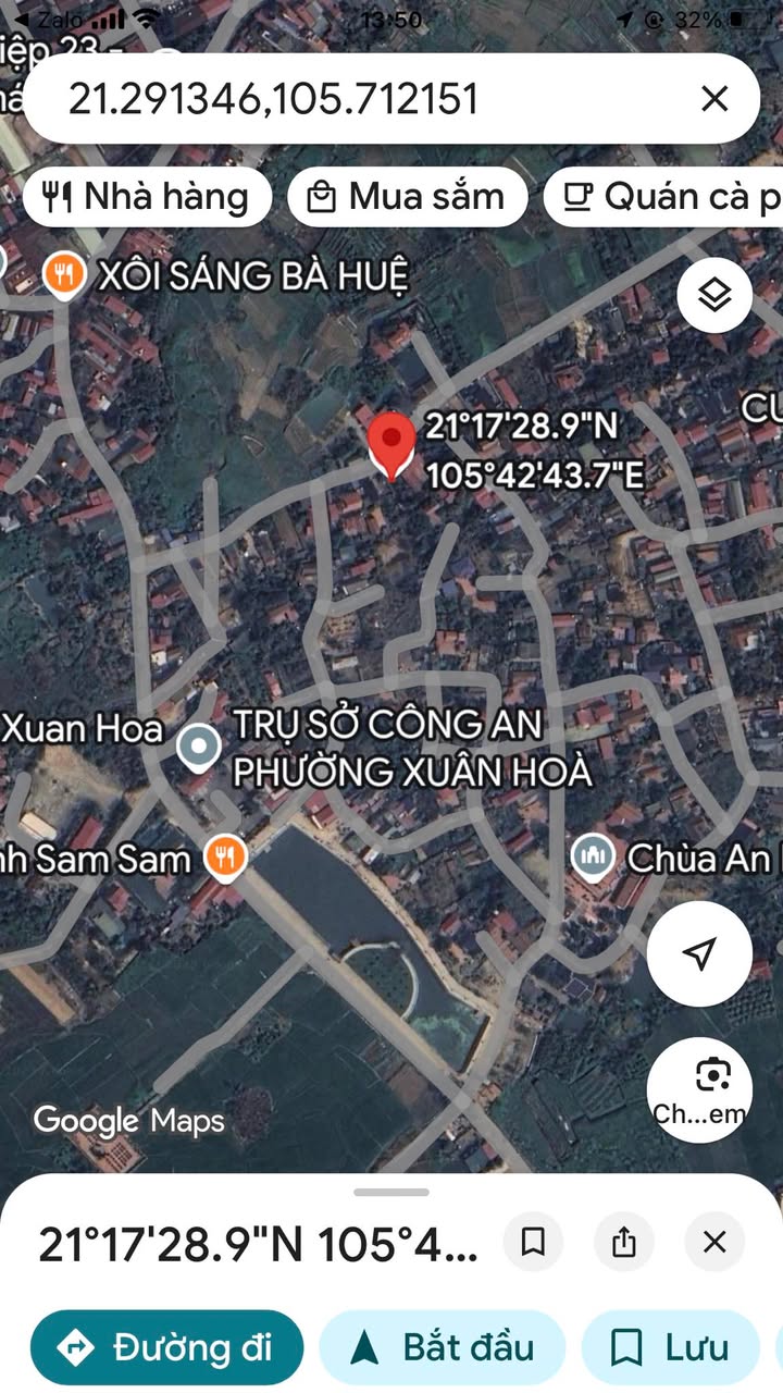 Đất thổ cư Xuân Hòa Phúc Yên 168m² giá 1.5 tỷ - Cơ hội đầu tư hấp dẫn!