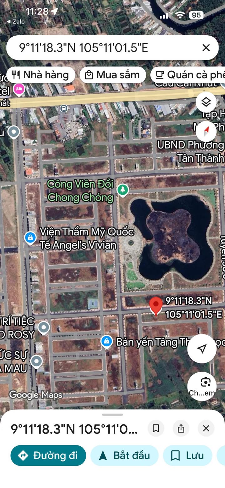 Đất nền 2 mặt tiền Khu Happy Home Cà Mau 135m² - Ngay công viên vui chơi!