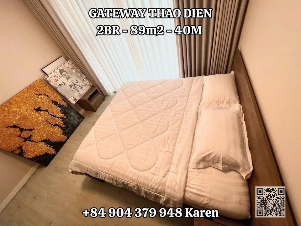 Căn hộ Gateway Thao Dien quận 2 89m² giá 40 triệu - Sẵn sàng vào ở ngay!