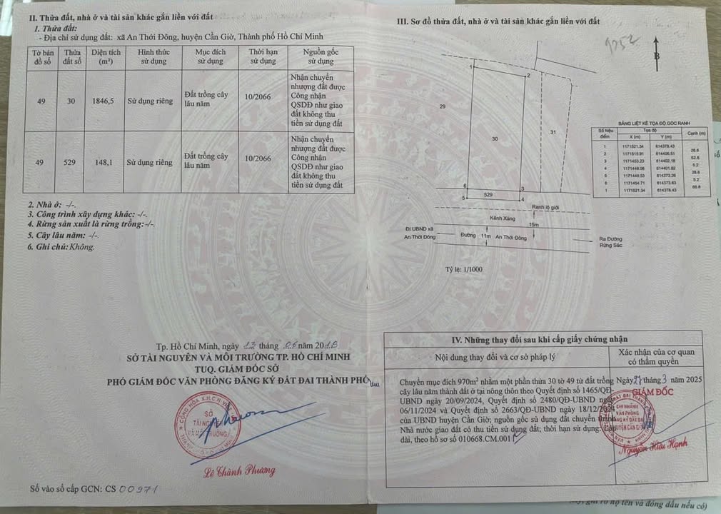 Đất nền Cần Giờ 1994m² - Mặt tiền đường An Thới Đông, giá thỏa thuận!