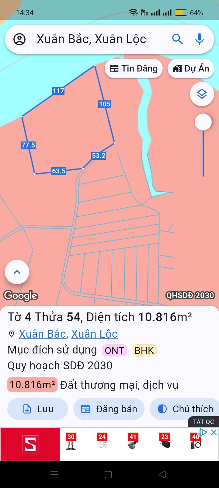 Đất thổ cư Xuân Bắc 300m² giá 8.5 tỷ - Cơ hội đầu tư tuyệt vời!