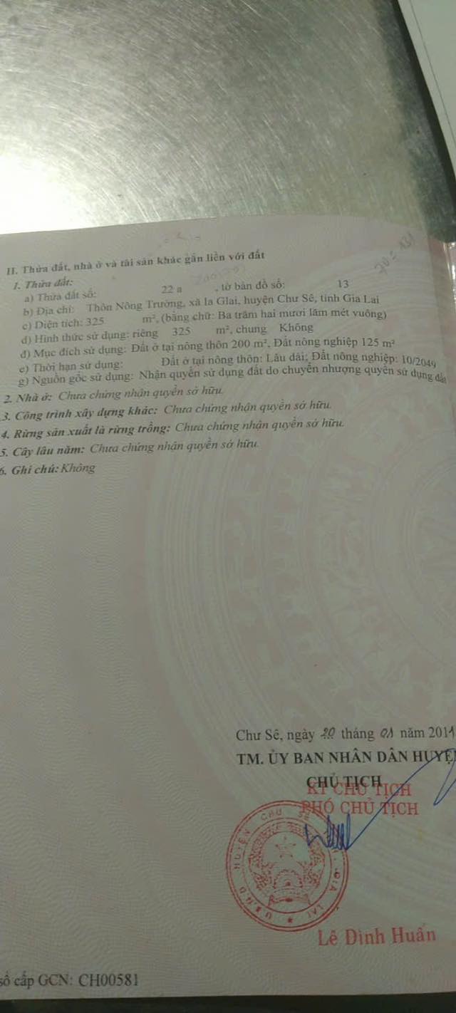 Đất nền Chư Sê 3290m² giá thương lượng - Mặt tiền đường QL14, Khu dân cư sầm uất!