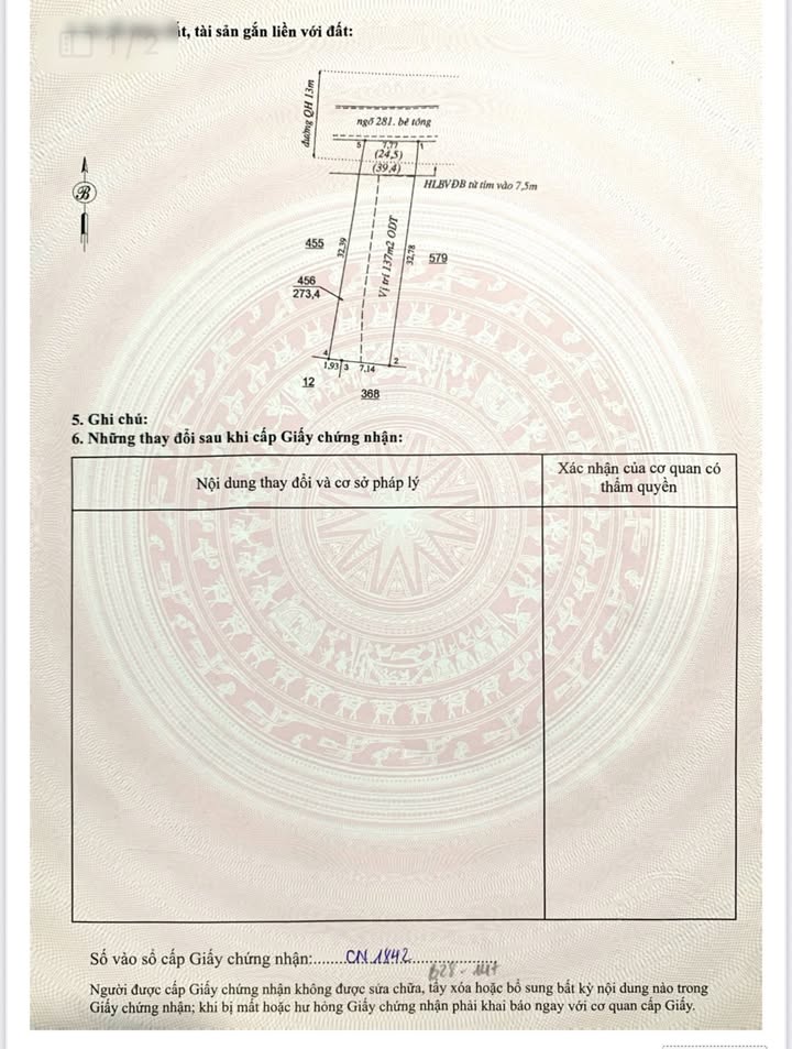 Đất nền Hẻm 281 Tiến Hưng Đồng Xoài 2574m² giá 1 tỷ - Cơ hội đầu tư hấp dẫn!