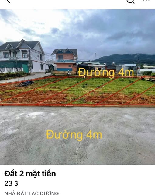 Đất 2 mặt tiền tại Lạc Dương - 100m² chỉ 2.35 tỷ - Cơ hội đầu tư hiếm có!