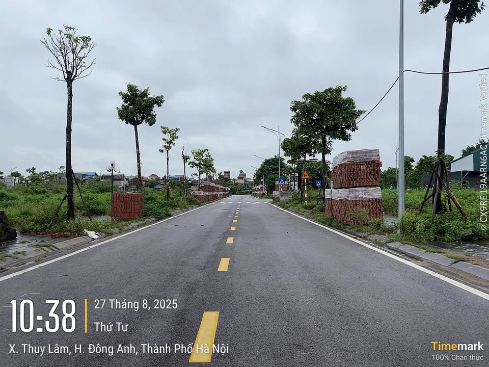 Đất Thụy Lâm Đông Anh 87,5m² giá 8 tỷ - Đường ô tô tránh, view vườn hoa!