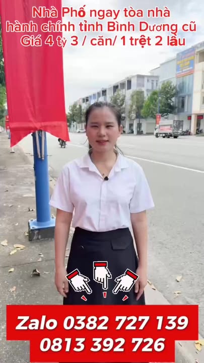 Nhà phố Thủ Dầu Một 125m² giá 4.3 tỷ - Vị trí đắc địa bên tòa nhà hành chính!