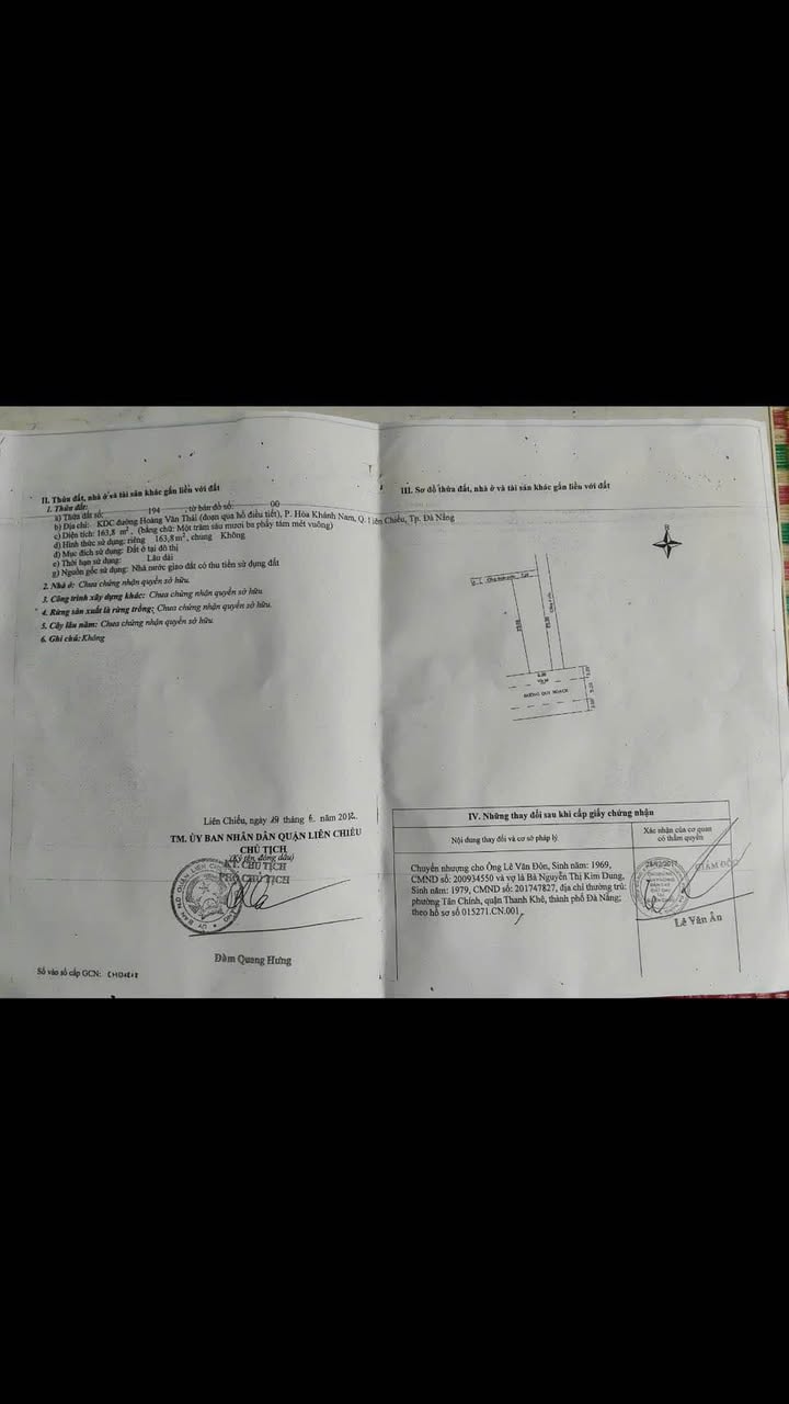 Đất nền mặt tiền đường Phạm Thị Lam, Liên Chiểu 164m² giá 4.95 tỷ - Cơ hội đầu tư hiếm có!