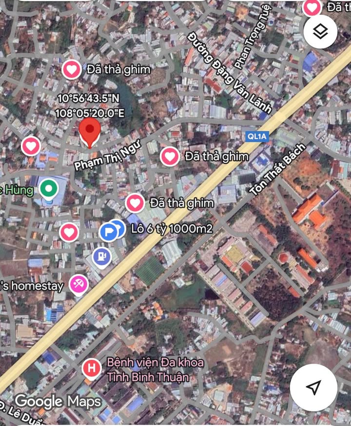 Đất thổ cư Phạm Thị Ngư, Phan Thiết 105m² giá 900 triệu - Đầu tư sinh lời ngay!