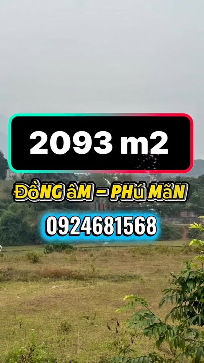 Lô đất vàng 2093m² tại Phú Mãn, Quốc Oai - Giá chỉ 20.93 tỷ, đầu tư sinh lời tuyệt vời!