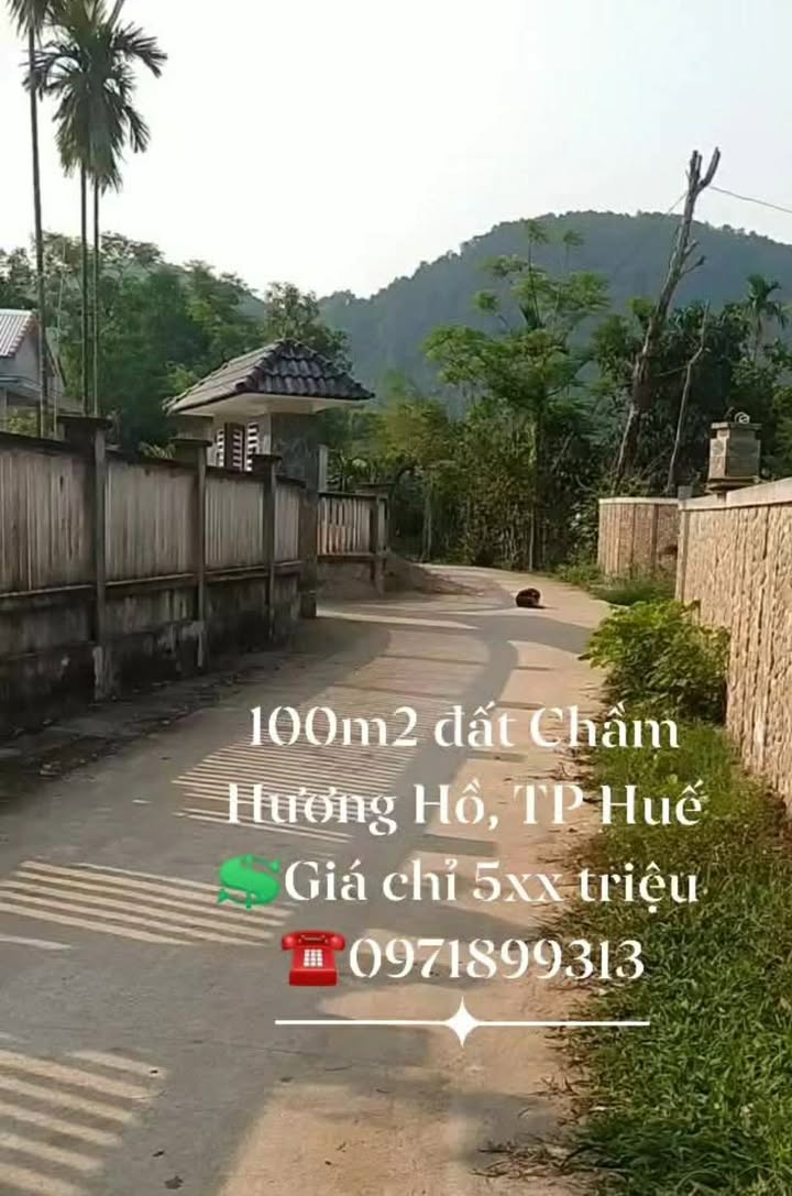 Đất 02 mặt thoáng Kim Long, Huế 100m² giá 5xx triệu - Không ngập lụt, pháp lý rõ ràng!