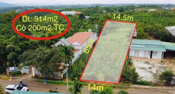 Đất nền Bảo Lộc 914m² giá 3.2 tỷ - Mặt tiền Trịnh Hoài Đức, đầu tư sinh lời!