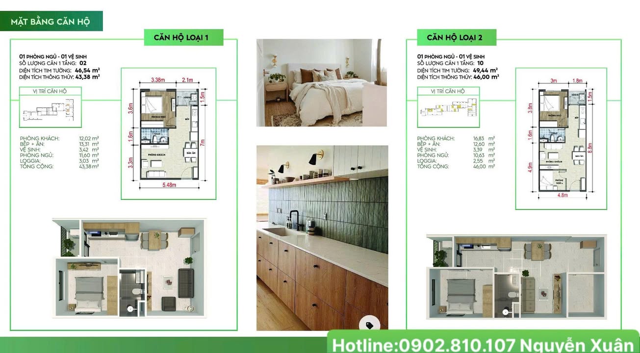 Căn hộ Eco Residence Biên Hoà 56m² chỉ 390 triệu - Sống xanh giữa lòng thành phố!
