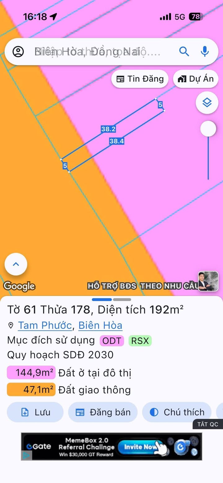 Nhà cấp 4 mặt tiền Quốc lộ 51, xã Tam Phước, 55m² giá 4.8 tỷ - Kinh doanh thuận lợi!