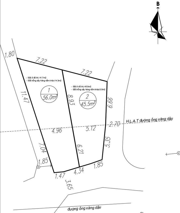 Đất mặt tiền đường Hoàng Văn Thái - Quy Nhơn 56m² giá 2.65 tỷ - Sổ hồng sẵn