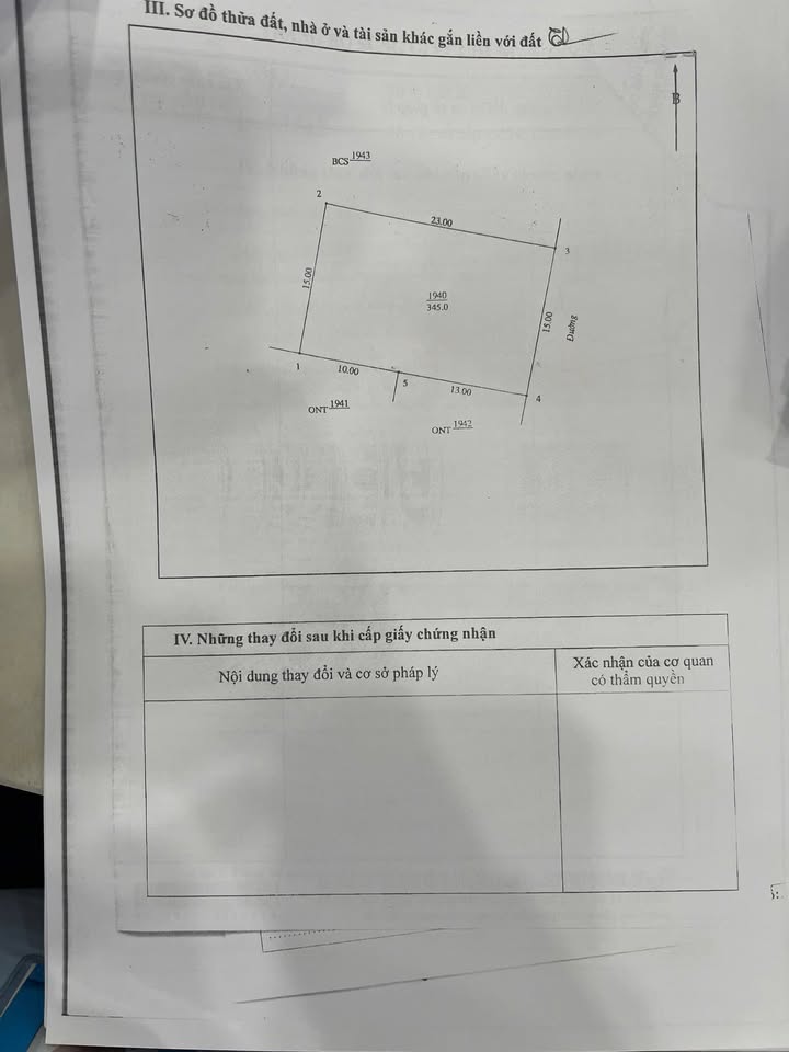 Đất nền Nghi Văn 345m² giá chỉ 1 tỷ - Đầu tư sinh lời ngay!