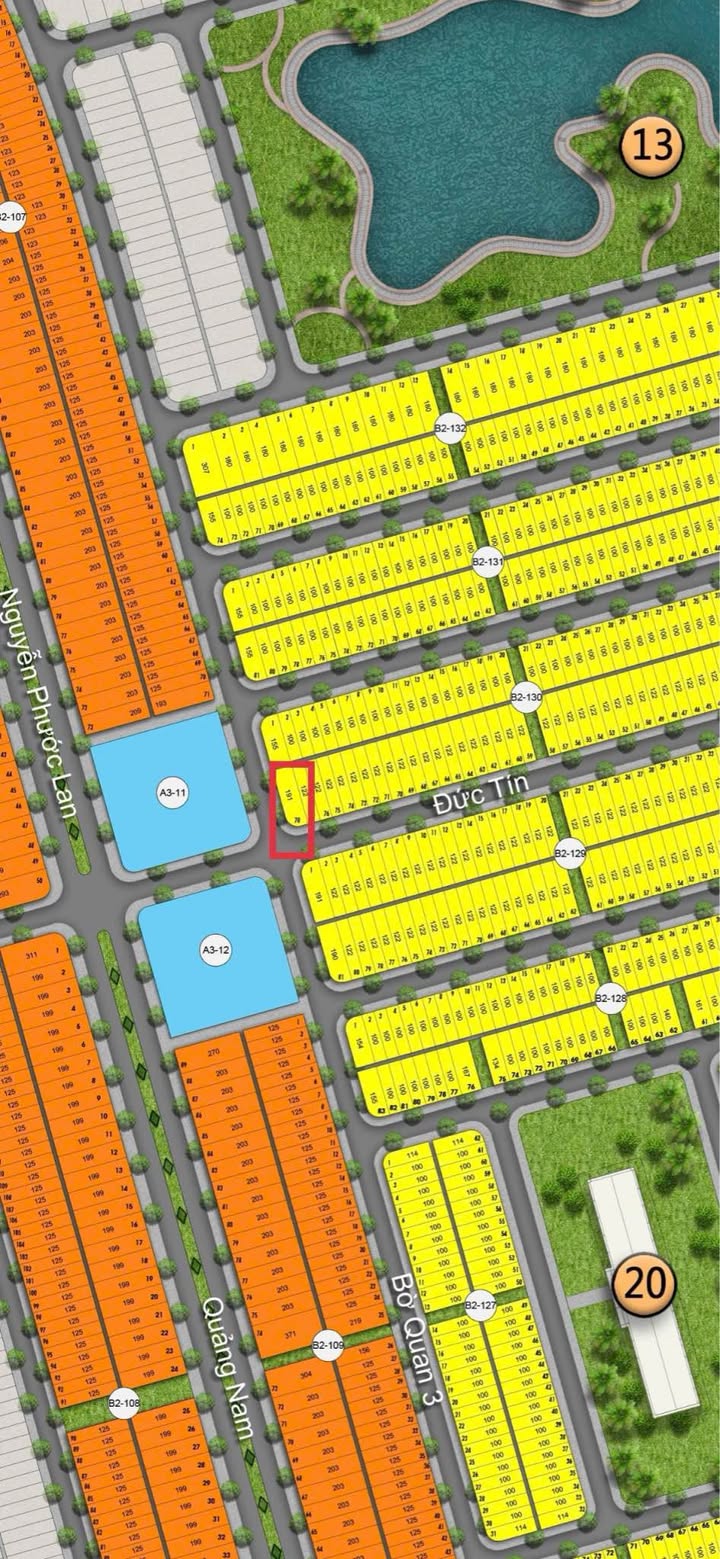 Đất nền Dự án Khu Đầm Sen Đà Nẵng 190,5m² giá 15,4 tỷ - Lô góc 2 mặt tiền thuận lợi kinh doanh!