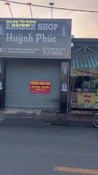 Nhà mặt tiền đường Trần Thị Bốc Hóc Môn 99m² giá 6.9 tỷ - Khu kinh doanh sầm uất!