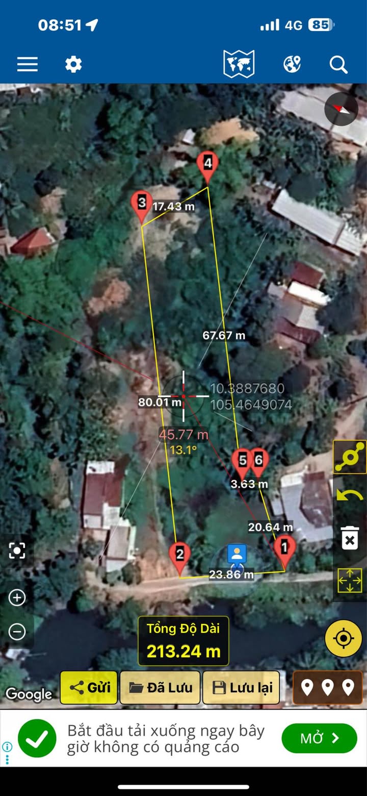 Đất vườn 1400m² tại Chợ Mới An Giang - Giá chỉ 1 tỷ, mặt tiền ô tô