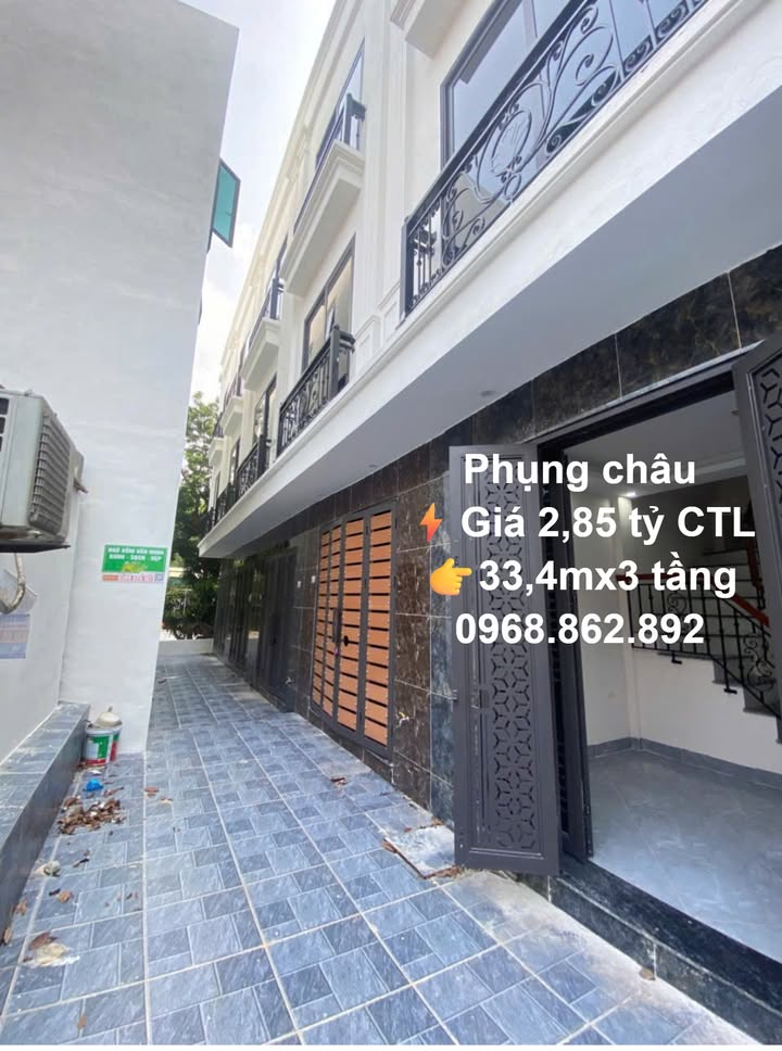 Nhà riêng Phụng Châu, Chương Mỹ 33.4m² giá 2.85 tỷ - Sẵn sàng vào ở!