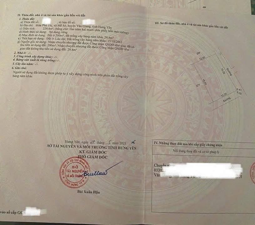 Đất nền góc 229m² Mễ Sở, Văn Giang - Giá chỉ từ 40 triệu/m²!