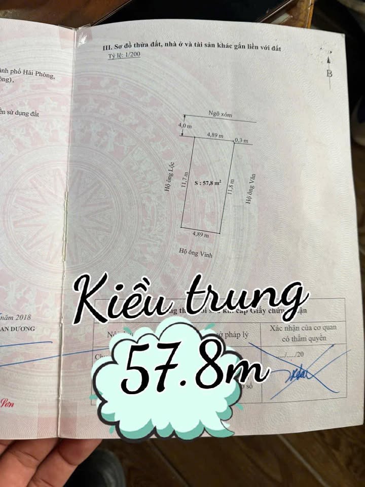 Đất nền TDP Kiều Trung, An Hải 57.8m² giá 1.3 tỷ - Cơ hội đầu tư vàng!