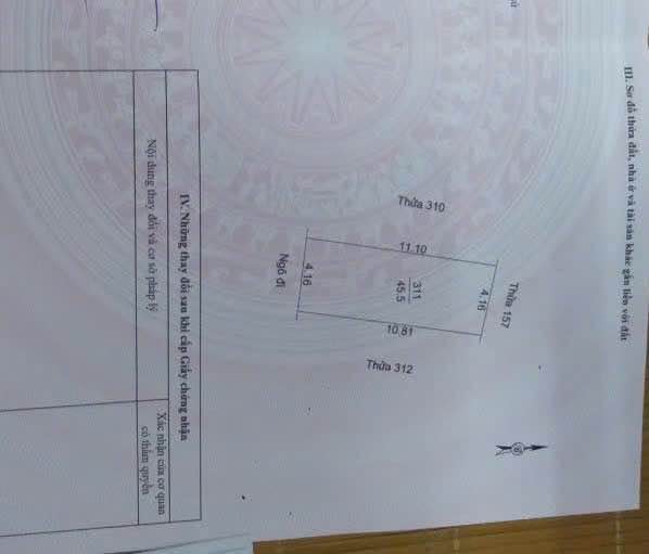 Đất thổ cư 45.5m² tại Việt Hoà - Sổ hồng chính chủ, giá chỉ 1.x tỷ!