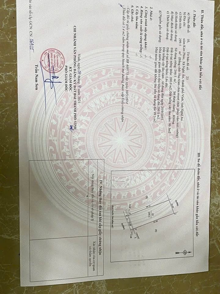 Đất nền Nghi Ân 299m² giá 3 tỷ - Đầu tư sinh lời cực tốt!