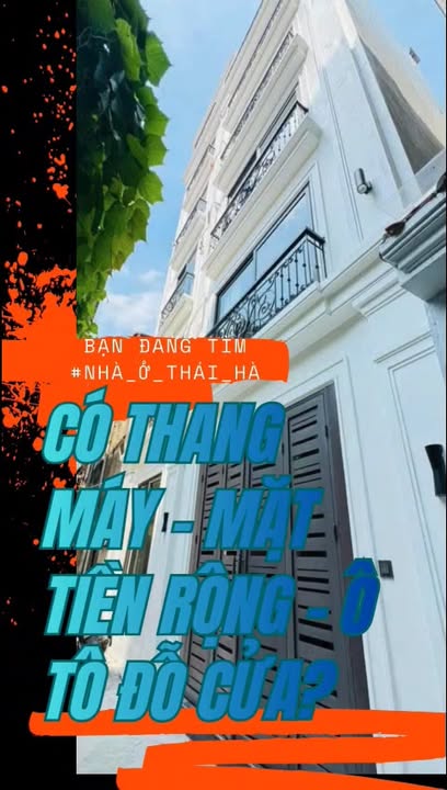 Nhà phố Thái Hà 39m² giá thỏa thuận - Ô tô đỗ cửa, thang máy hiện đại!