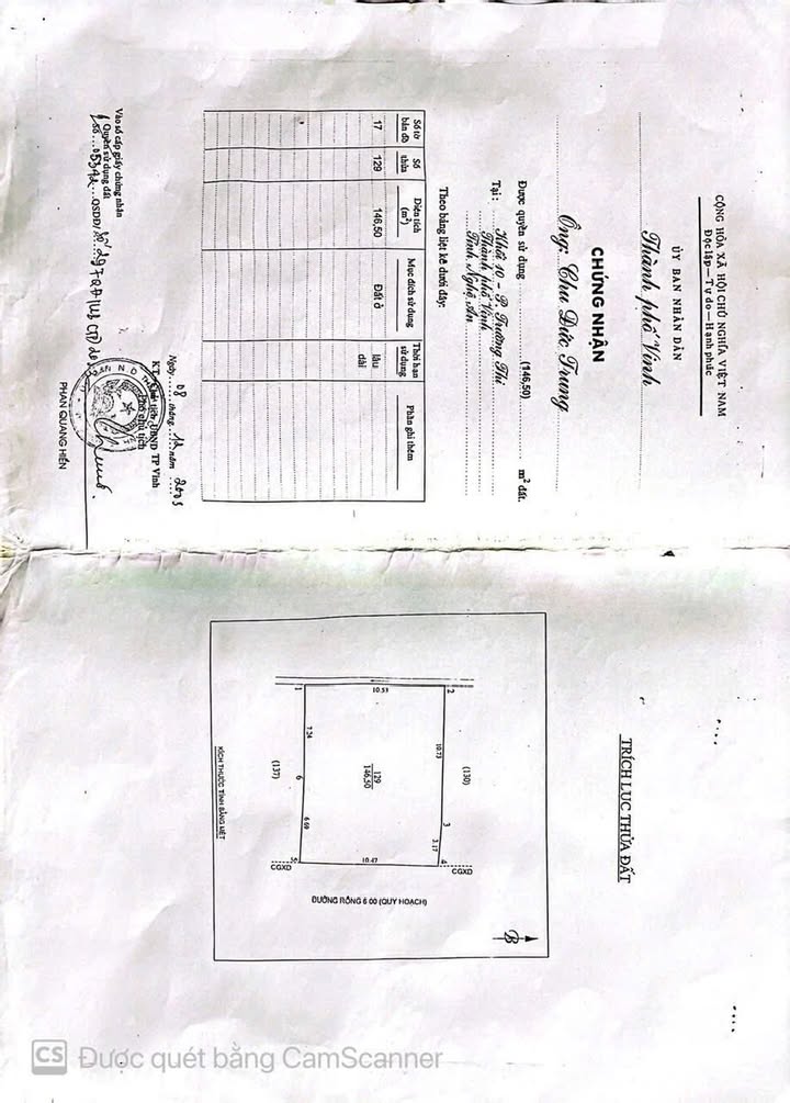 Nhà 3 tầng đường Hoàng Văn Tâm, phường Trường Thi, 146m² giá 10 tỷ - Chính chủ bán gấp!