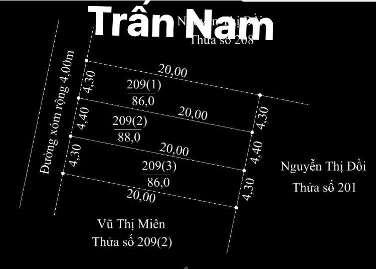 Đất nền Trấn Dương, Vĩnh Bảo 86m² giá 110 triệu - Cơ hội đầu tư tốt!