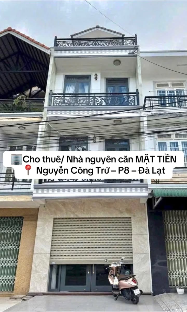 Nhà nguyên căn mặt tiền Nguyễn Công Trứ, Đà Lạt 58m² giá 25 triệu - Phù hợp mô hình kinh doanh!