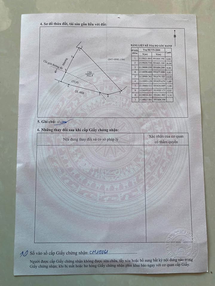 Nhà 2 tầng đường Quốc lộ 48B, Cầu Giát, 302m² giá 4 tỷ - Sổ hồng chính chủ!