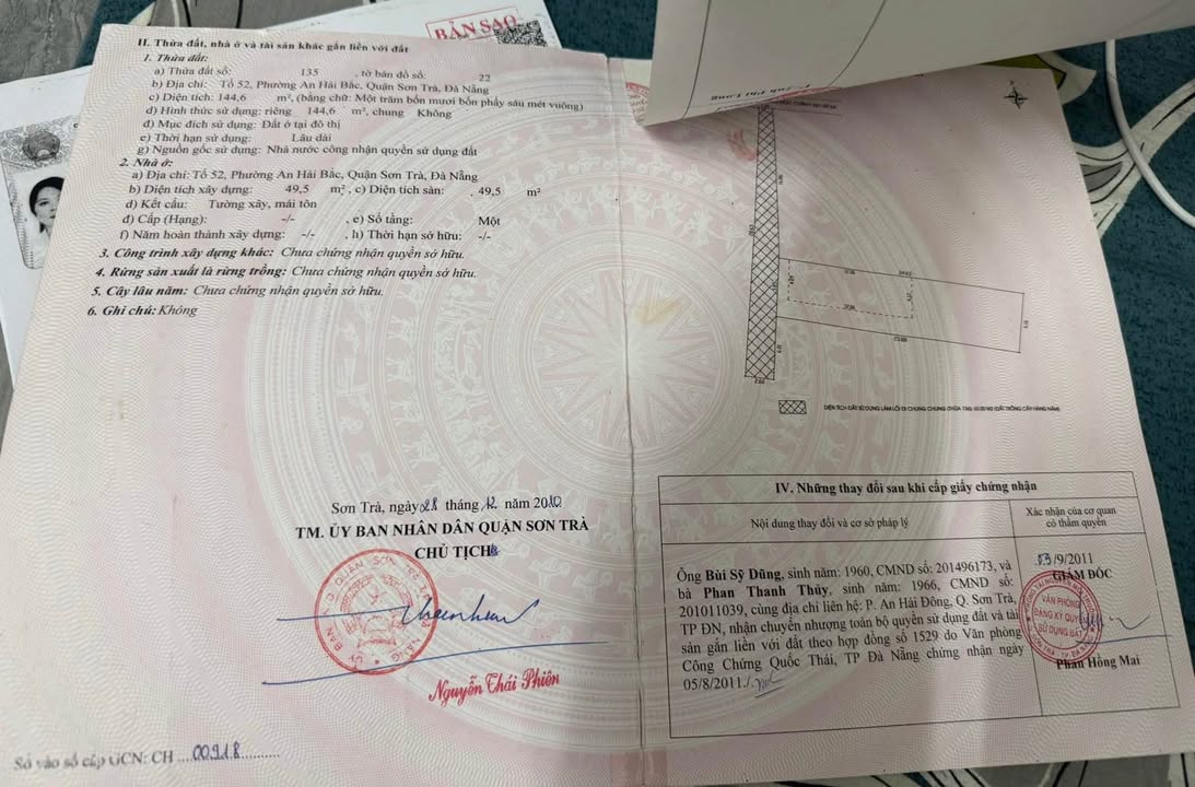 Đất Kiệt Trần Đình Đàn, Sơn Trà 145m² giá 6.35 tỷ - Cách biển chỉ 500m!