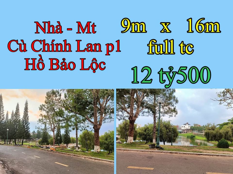 Nhà mặt tiền Cù Chính Lan Bảo Lộc 144m² giá 12.5 tỷ - Sẵn nhà cho thuê!