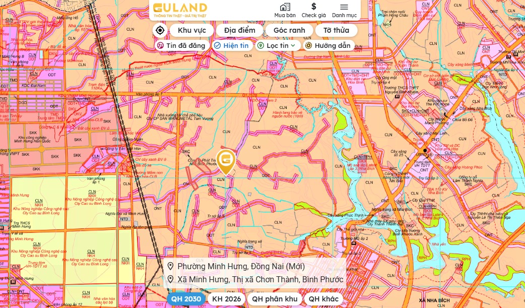 Đất nền KCN Minh Hưng 200m² giá 300 triệu - Cơ hội đầu tư sinh lời hấp dẫn!