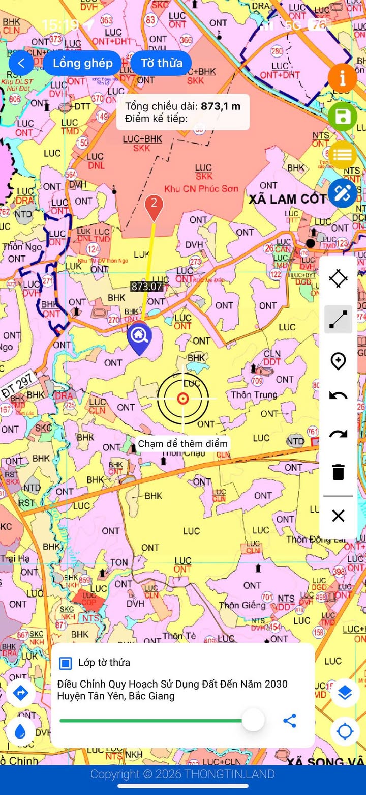 Đất thổ cư thôn Đồng Thờm, Tân Yên 94m² giá 700 triệu - Cơ hội đầu tư tuyệt vời!