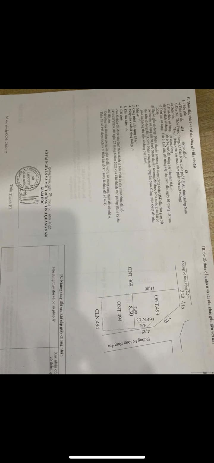 Lô đất góc Cẩm Kim Hội An 75m² - Chính chủ cần nhượng lại!