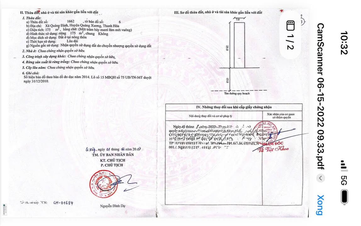 Đất nền Quảng Định, Quảng Xương 175m² - Giá thương lượng hấp dẫn!