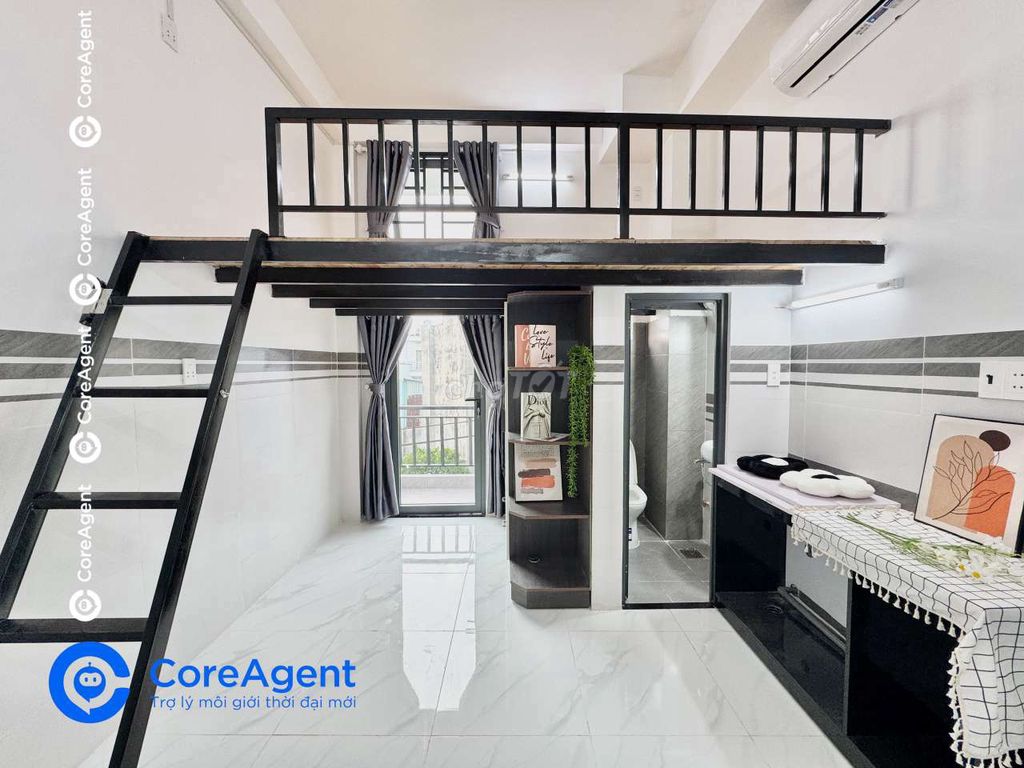 Phòng cho thuê Đỗ Xuân Hợp 30m² giá 4 triệu - Gác lửng siêu thoáng với ban công