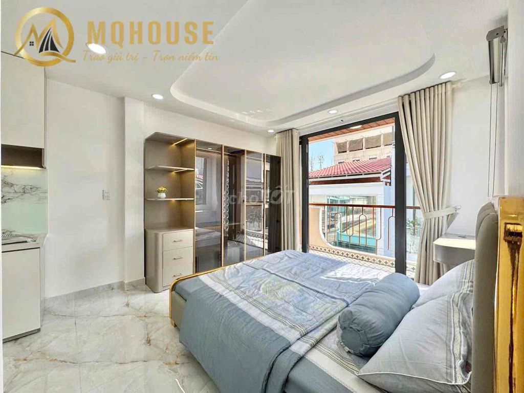 Cho thuê căn hộ mới xây Gò Vấp 35m² giá 7 triệu - Nội thất cao cấp, ban công thoáng mát!